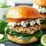 Ultimate Chicken Burgers with Feta Cheese and Spinach Delight 41 Chicken Burgers with Feta Cheese and Spinach