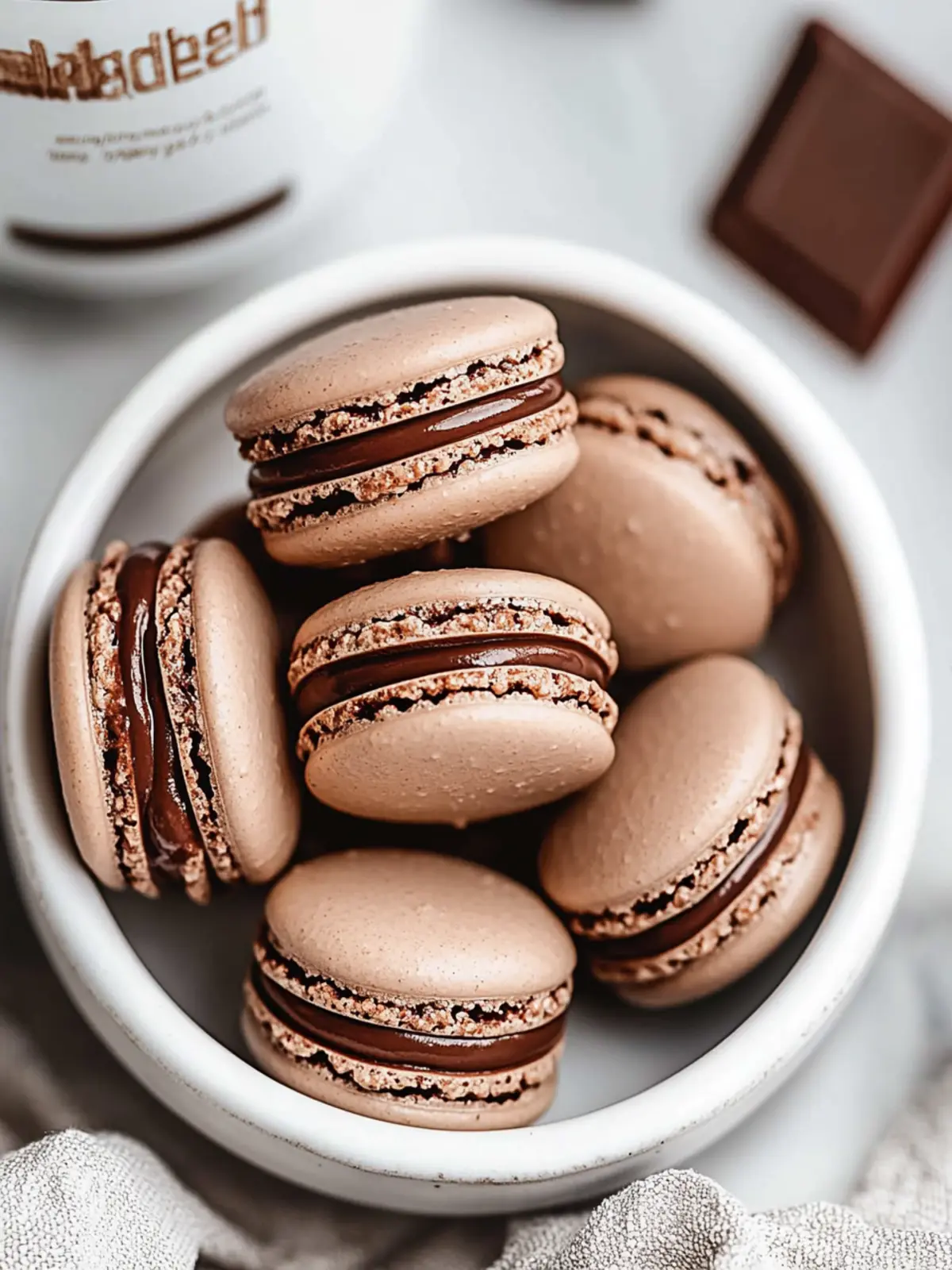 Irresistible Nutella Macarons You Can Make at Home 3 Nutella Macarons