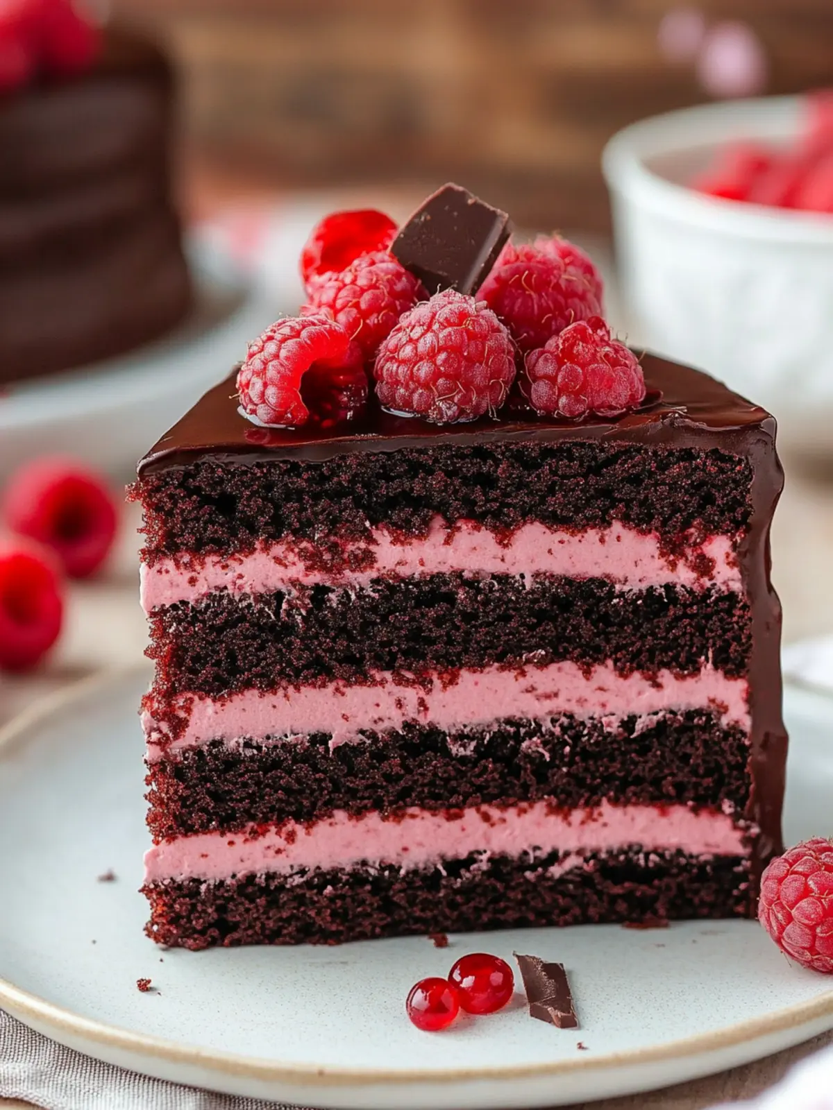 Decadent Chocolate Raspberry Cake to Delight Your Taste Buds 4 Chocolate Raspberry Cake
