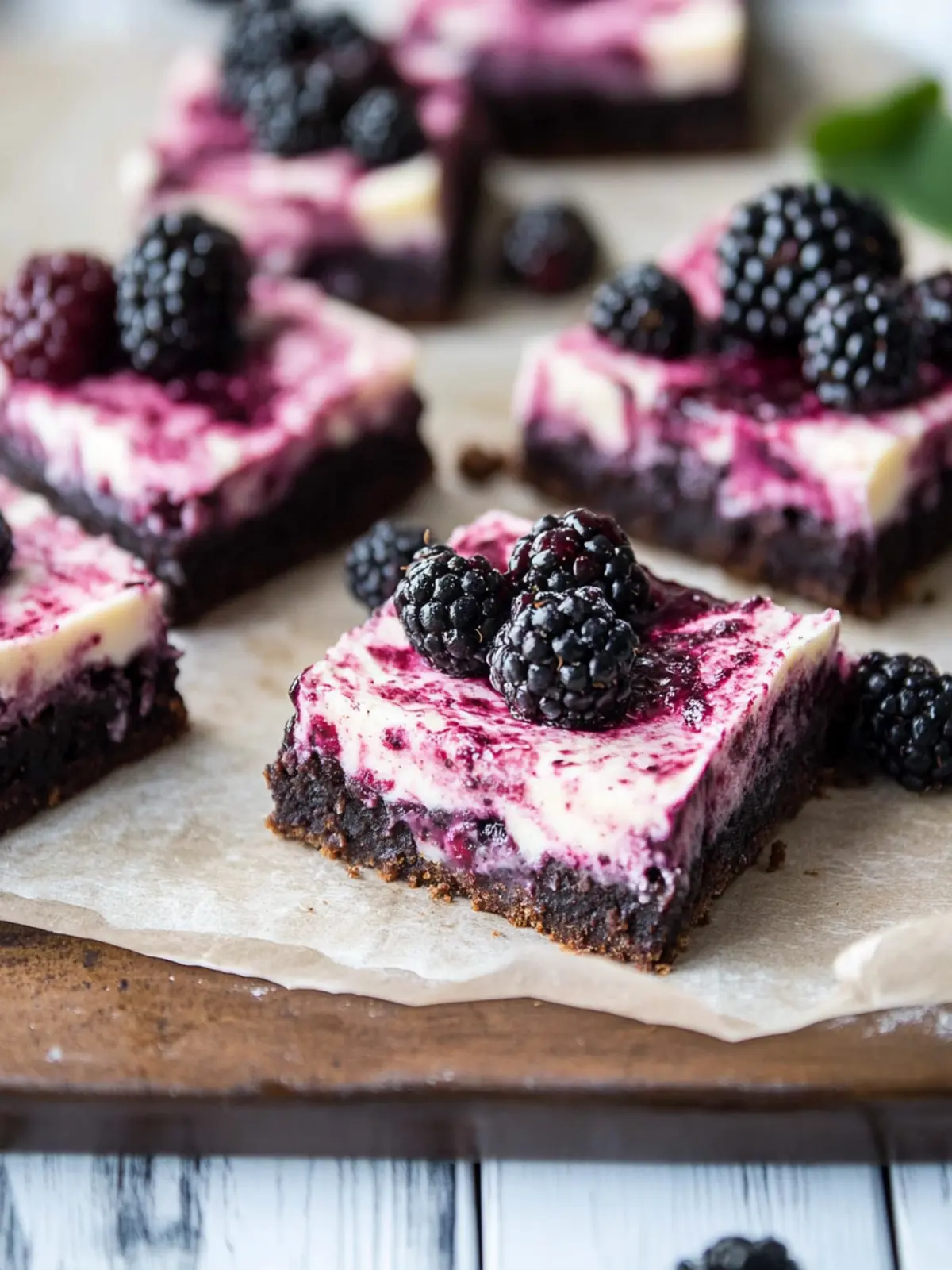 Delicious Blackberry Cheesecake Brownies to Satisfy Cravings 4 Blackberry Cheesecake Brownies