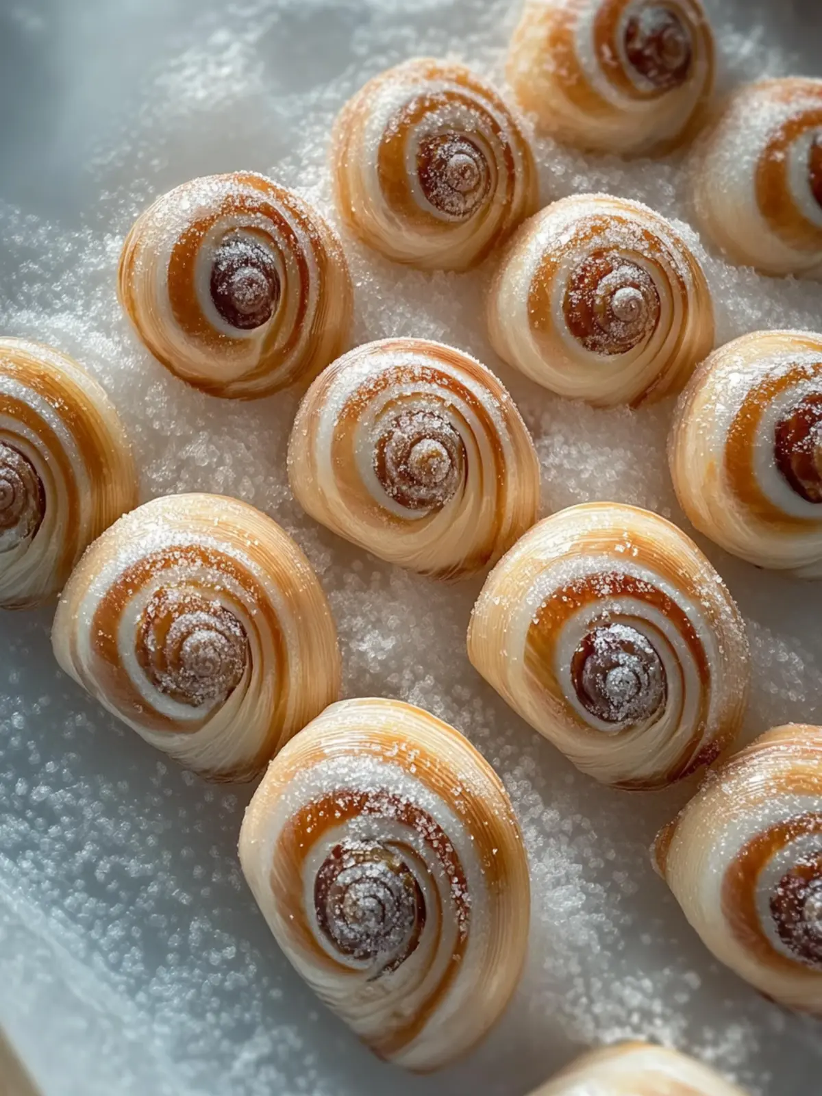Delicious Sugar Snails: Sweet Treat with a Flaky Surprise 2 Sugar Snails