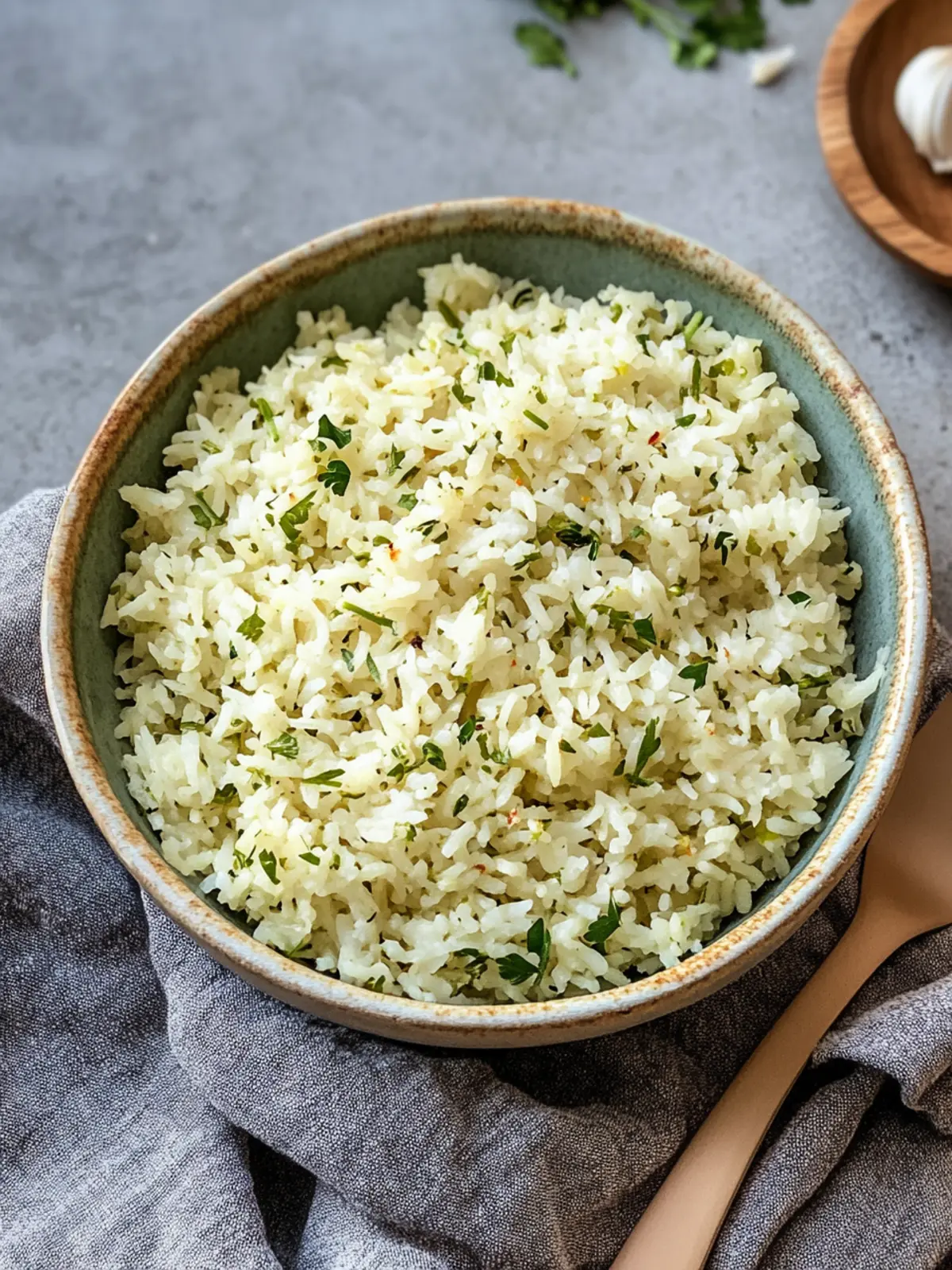 Flavor-Packed Herby Garlic Seasoned Rice in 35 Minutes 5 Herby Garlic Seasoned Rice