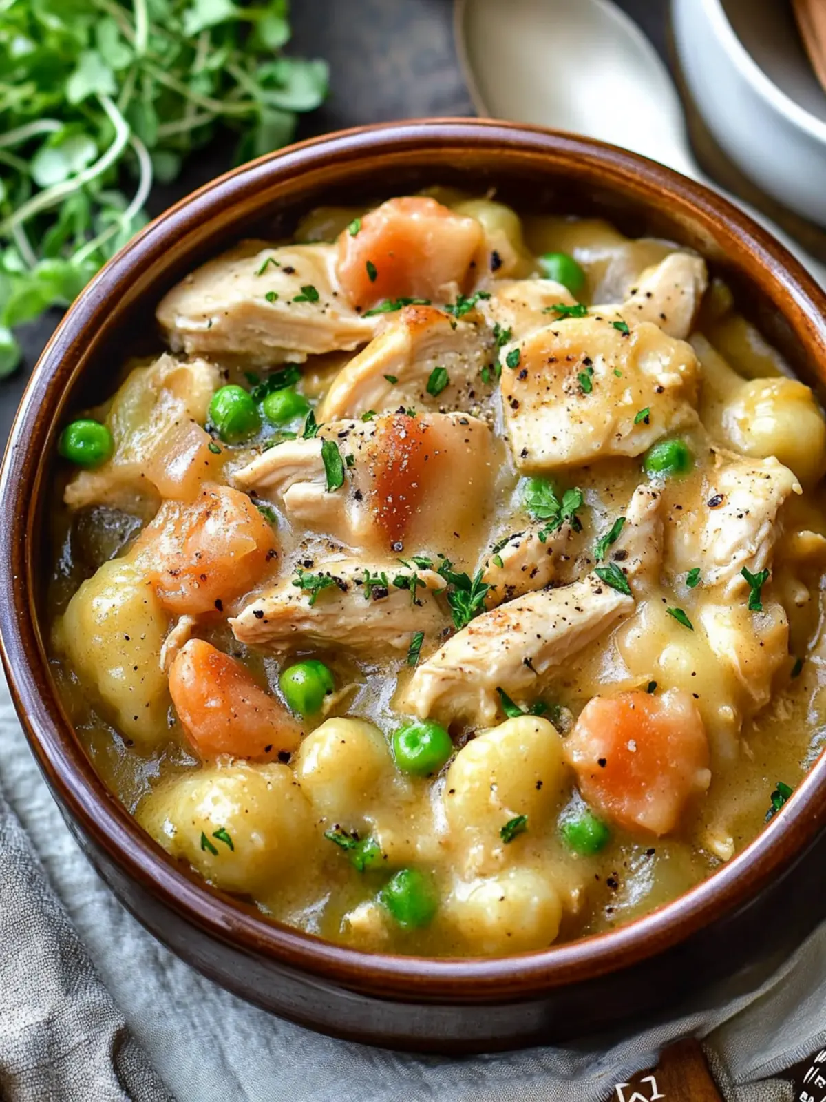 One Pot Gnocchi Chicken Pot Pie: Comfort Food Made Easy 3 One Pot Gnocchi Chicken Pot Pie
