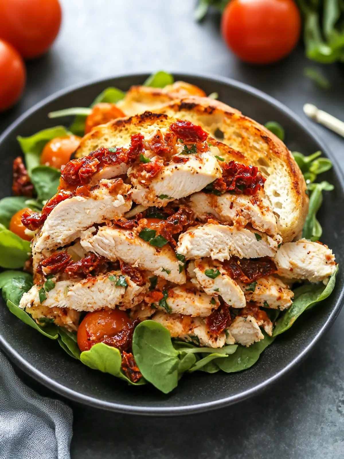 Delicious Sun-Dried Tomato Chicken Salad in Just 15 Minutes 2 Sun-Dried Tomato Chicken Salad
