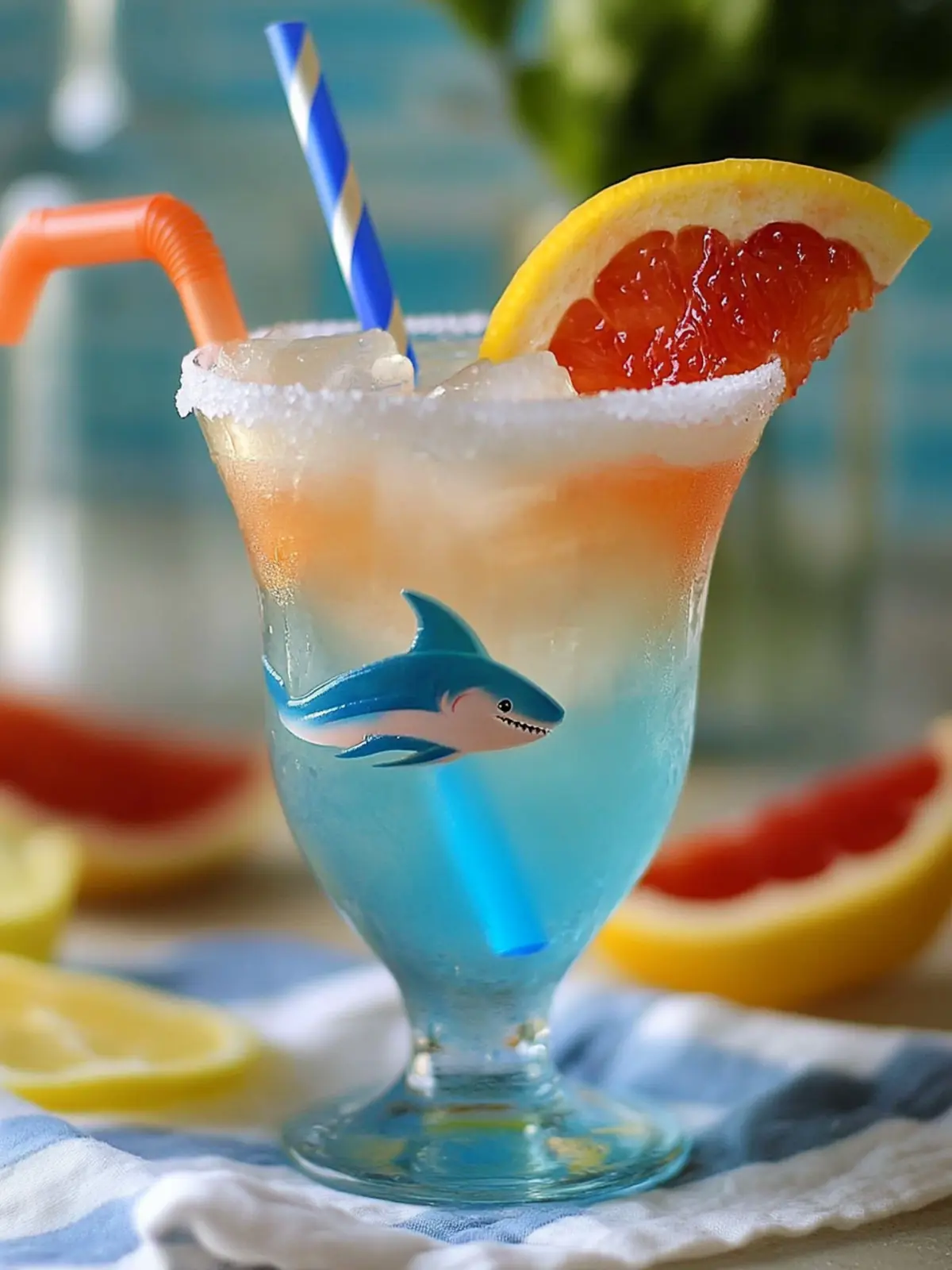 Make Waves with This Fun Summer Shark Drink Recipe 4 Summer Shark Drink