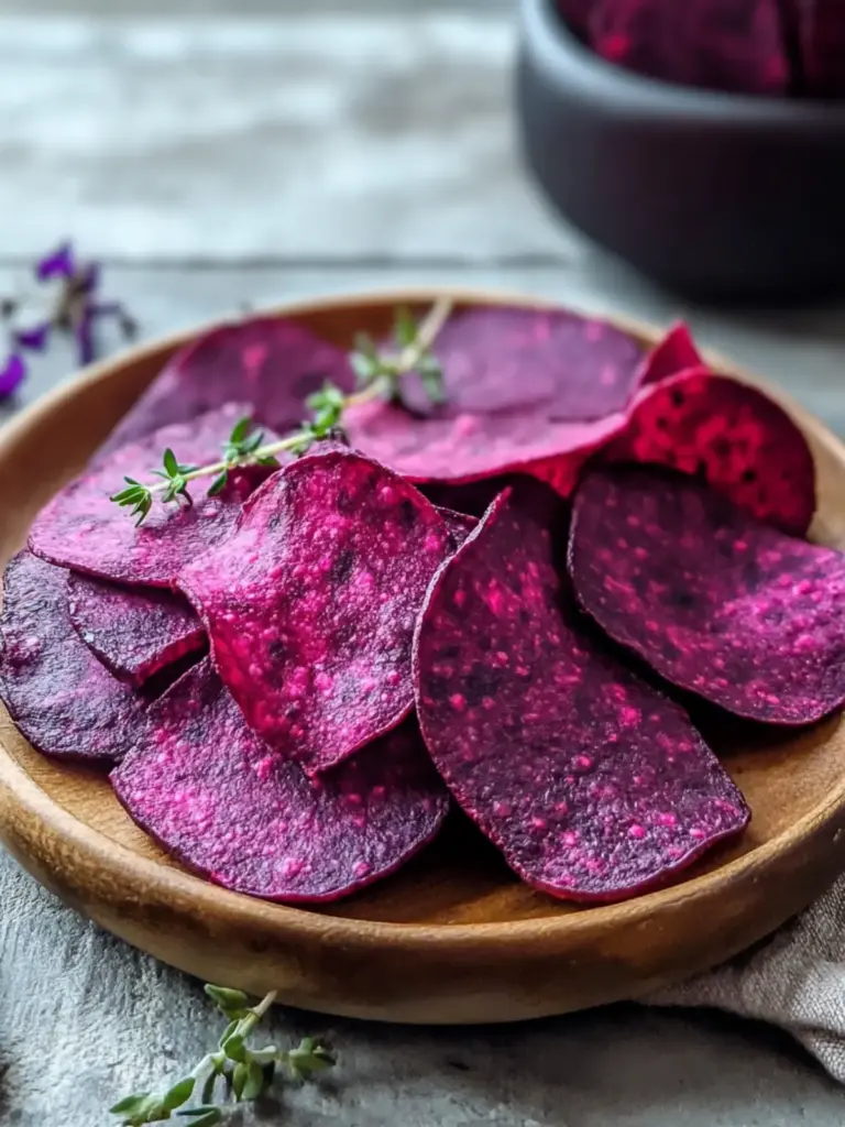 Gluten Free Beet Crackers