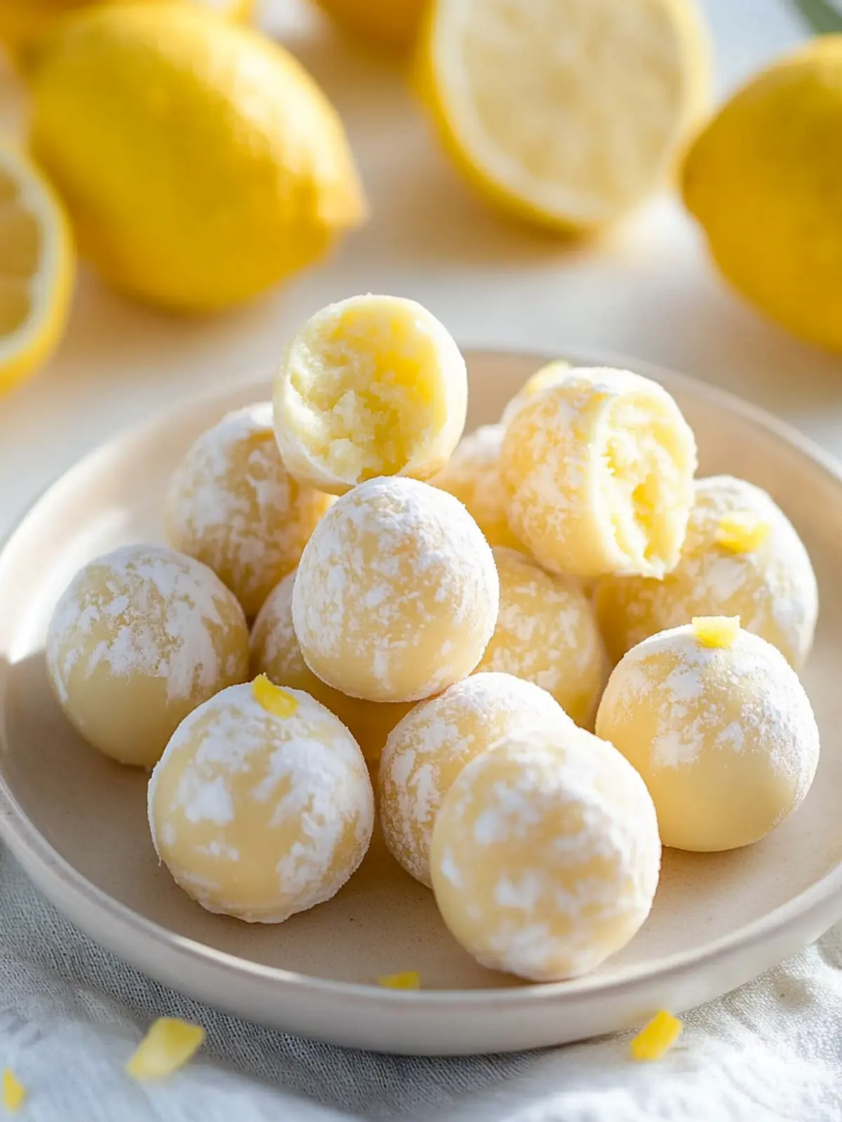 Decadent Lemon White Chocolate Truffles for a Sweet Escape 4 Lemon White Chocolate Truffles