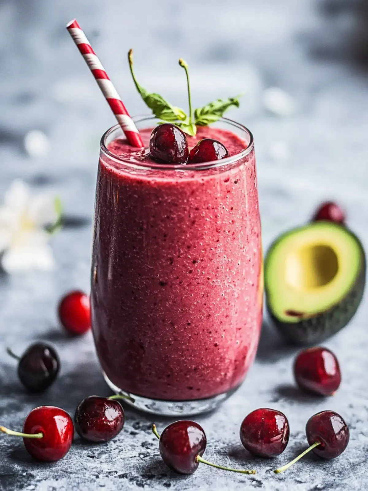 Delicious Cherry Avocado Smoothie for a Refreshing Boost 2 Cherry Avocado Smoothie