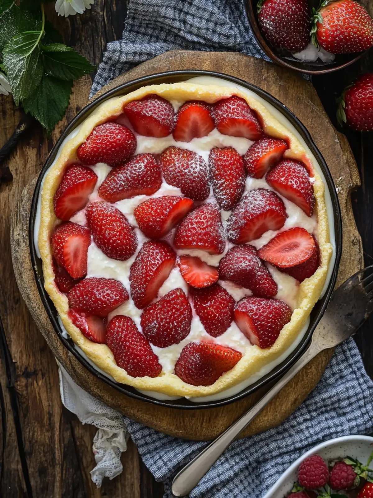 Delicious Strawberry Flaugnarde that Will Wow Your Guests 5 Strawberry Flaugnarde