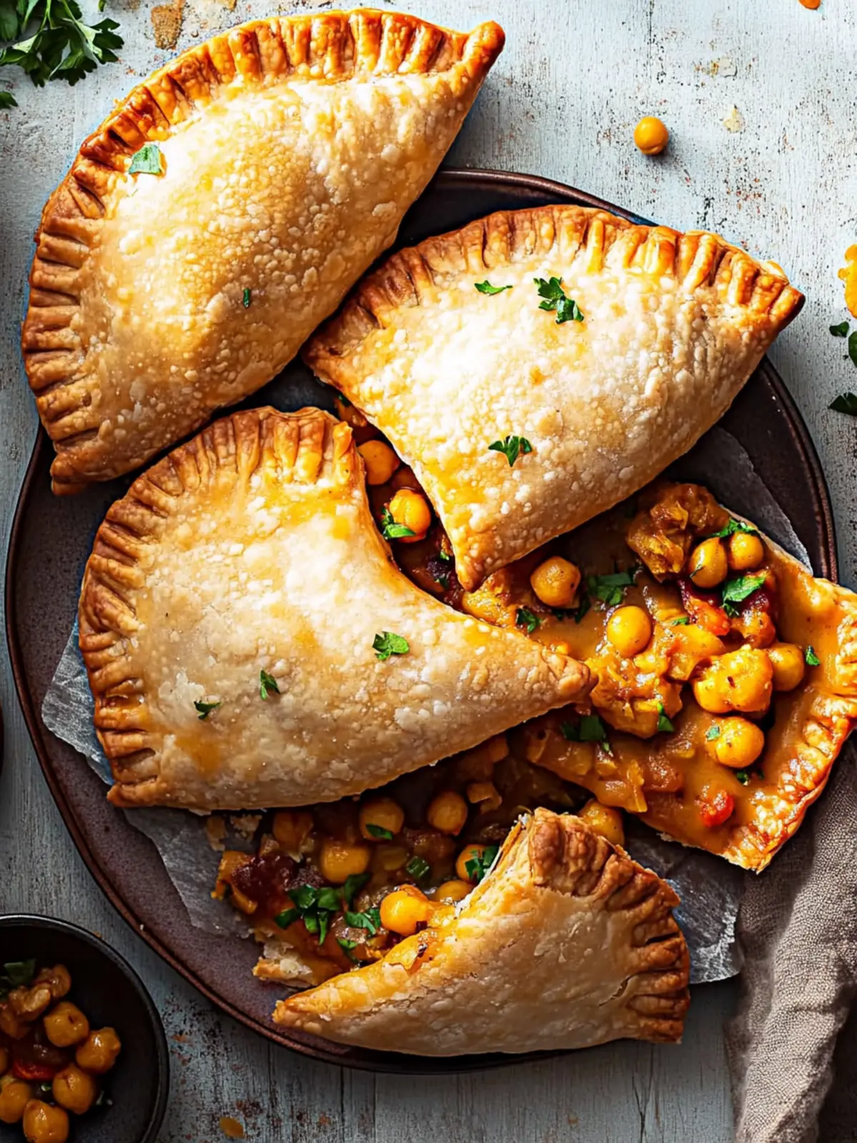 Savory Moroccan Chickpea Hand Pies You’ll Love to Make 3 Moroccan Chickpea Hand Pies