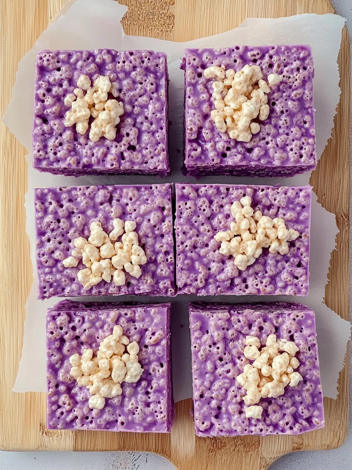 Delightful Ube Rice Krispies Treats for Sweet Nostalgia 4 Ube Rice Krispies Treats