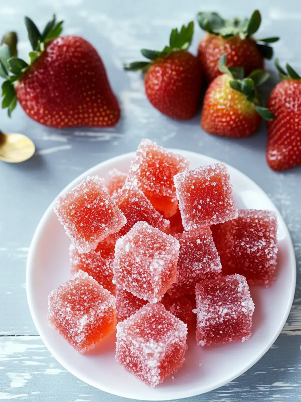 Deliciously Fun Homemade Sour Strawberry Gummies Recipe 4 Homemade Sour Strawberry Gummies