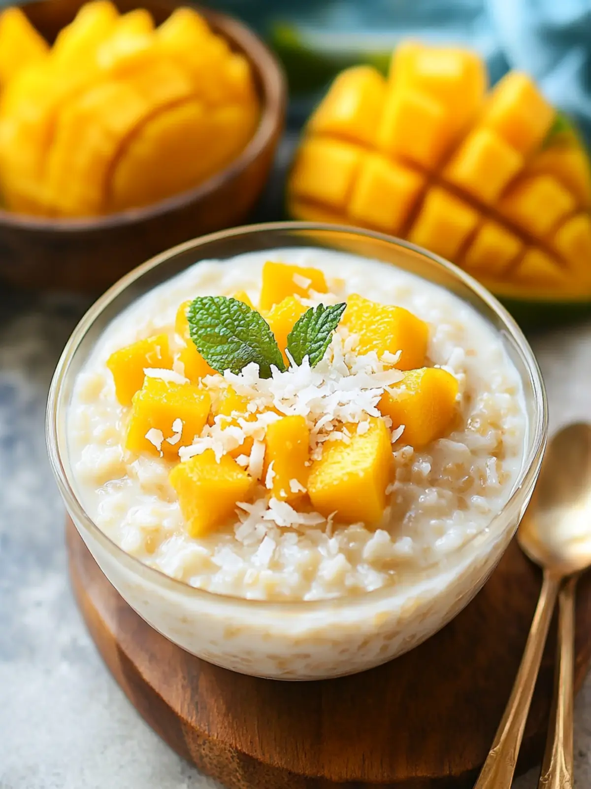 Delicious Coconut Mango Rice Pudding for a Tropical Treat 5 Coconut Mango Rice Pudding