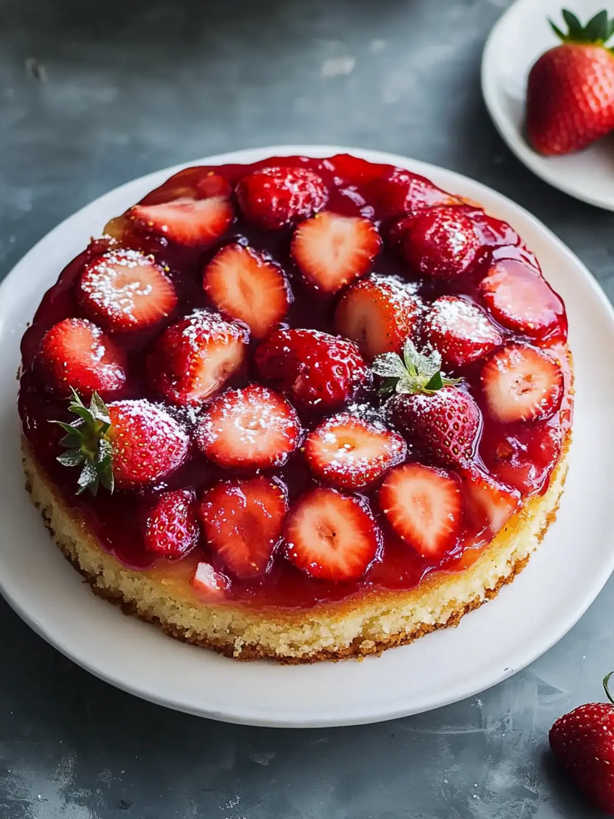 Mouthwatering Strawberry Upside Down Cake You’ll Love 2 Strawberry Upside Down Cake