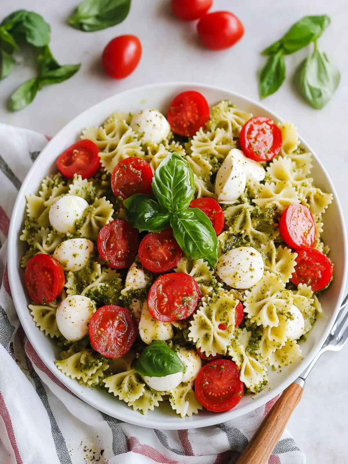 Pesto Caprese Pasta Salad That Will Revamp Your Summer Meals 3 Pesto Caprese Pasta Salad