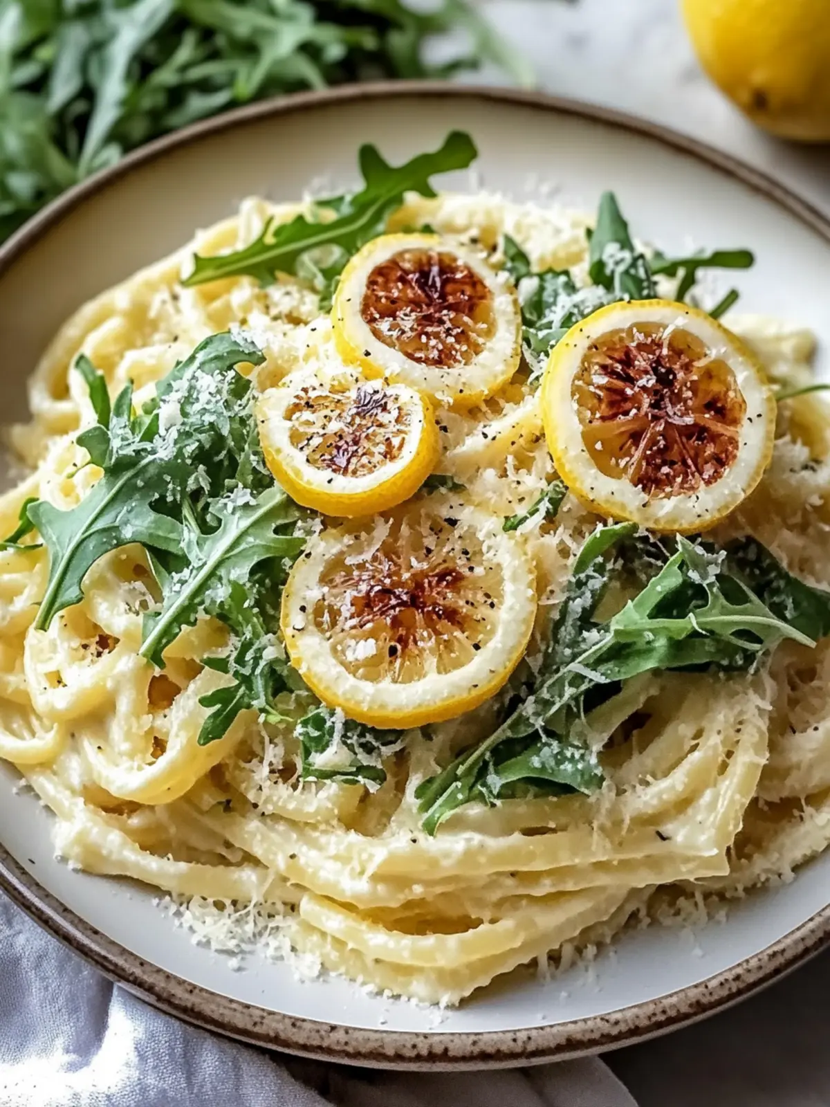 Delicious Creamy Lemon Ricotta Pasta With Arugula in 22 Minutes 4 Creamy Lemon Ricotta Pasta With Arugula