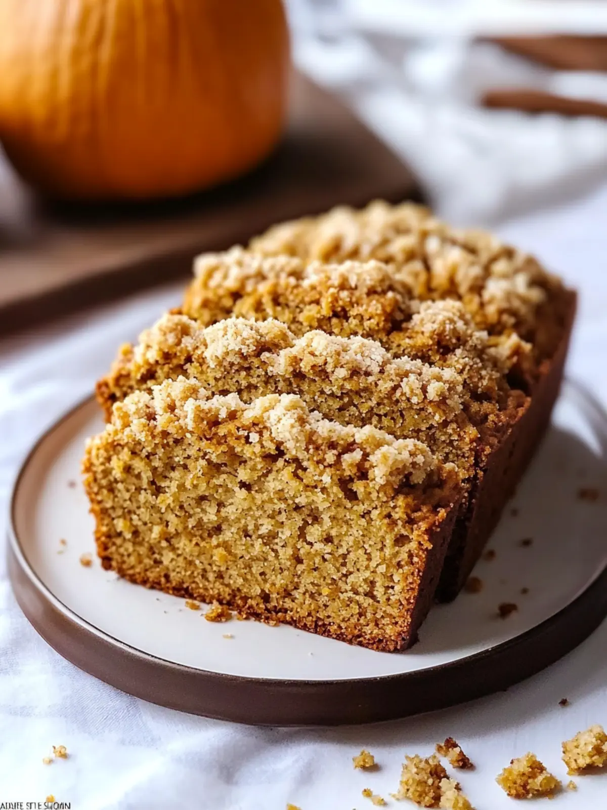 Irresistible Pumpkin Bread with Crumb Topping Bliss 5 Pumpkin Bread with Crumb Topping