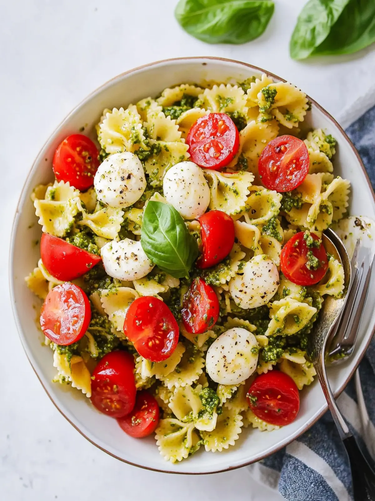 Pesto Caprese Pasta Salad That Will Revamp Your Summer Meals 4 Pesto Caprese Pasta Salad