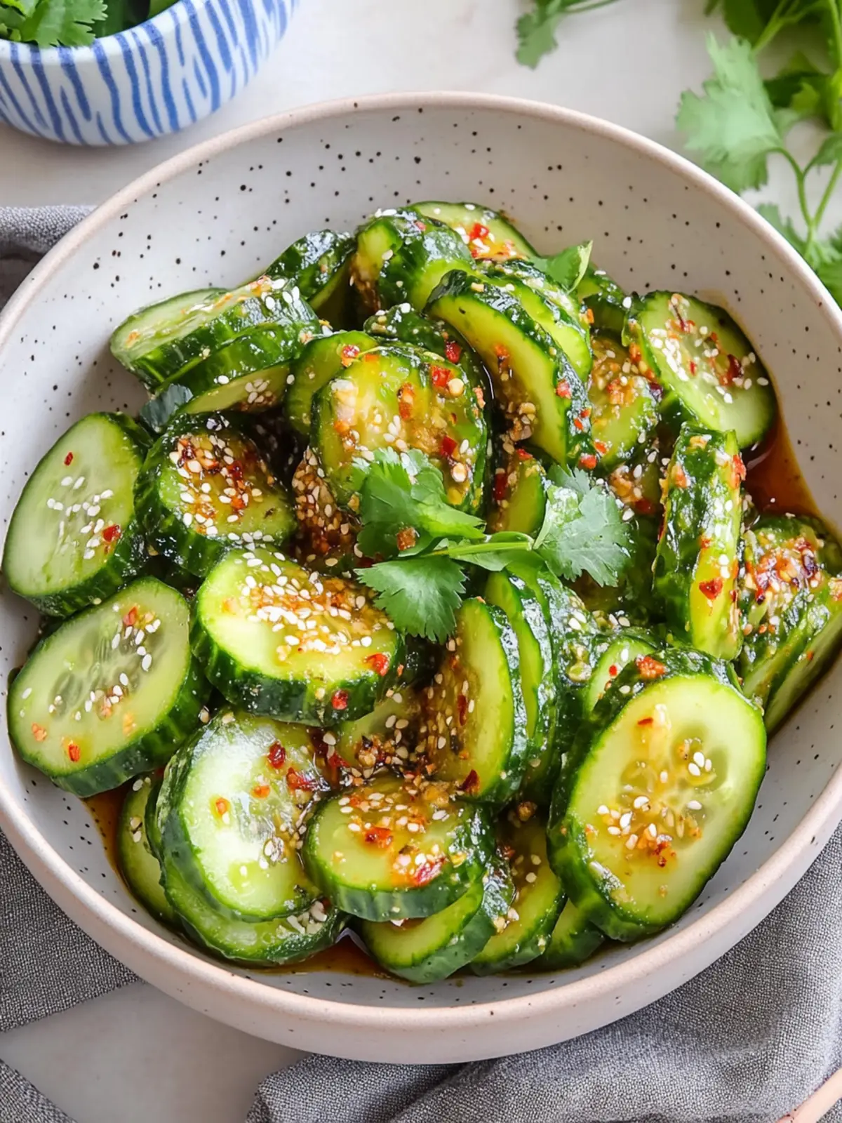 Zesty Spicy Asian Cucumber Salad You Can't Resist 2 Spicy Asian Cucumber Salad