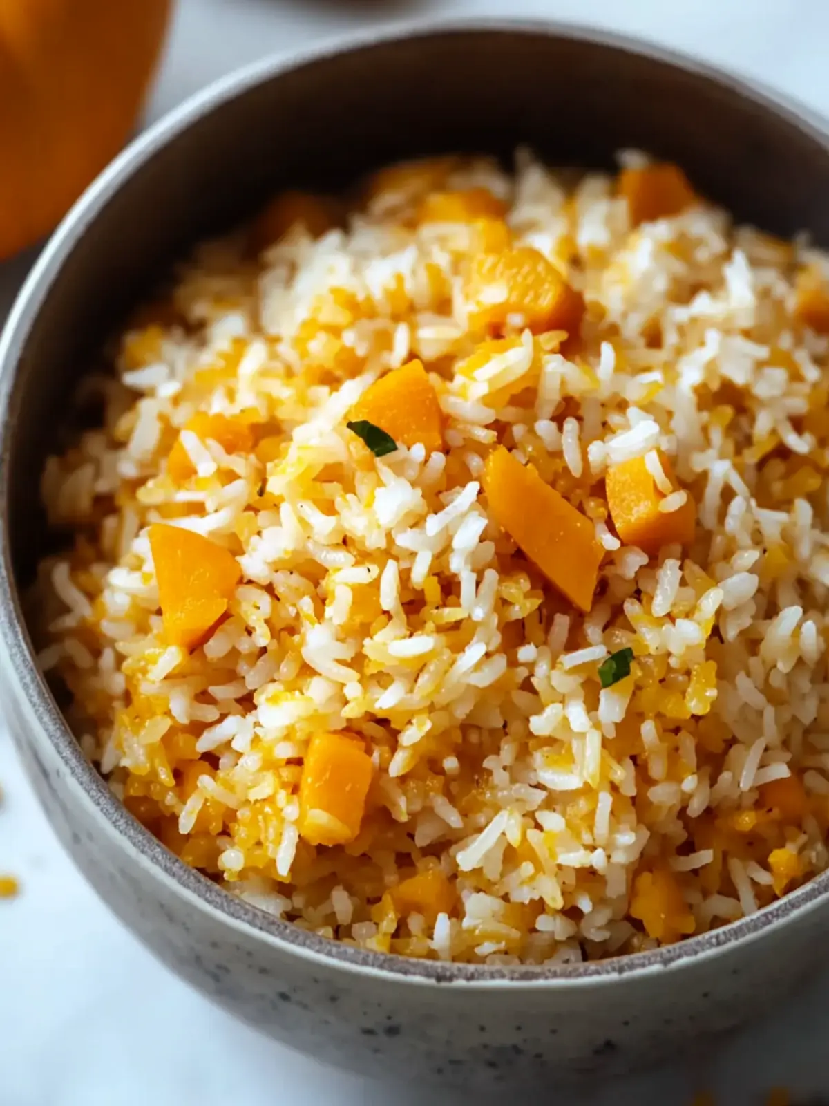 Savory Pumpkin Rice with Coconut Milk for Cozy Nights 2 Pumpkin Rice with Coconut Milk