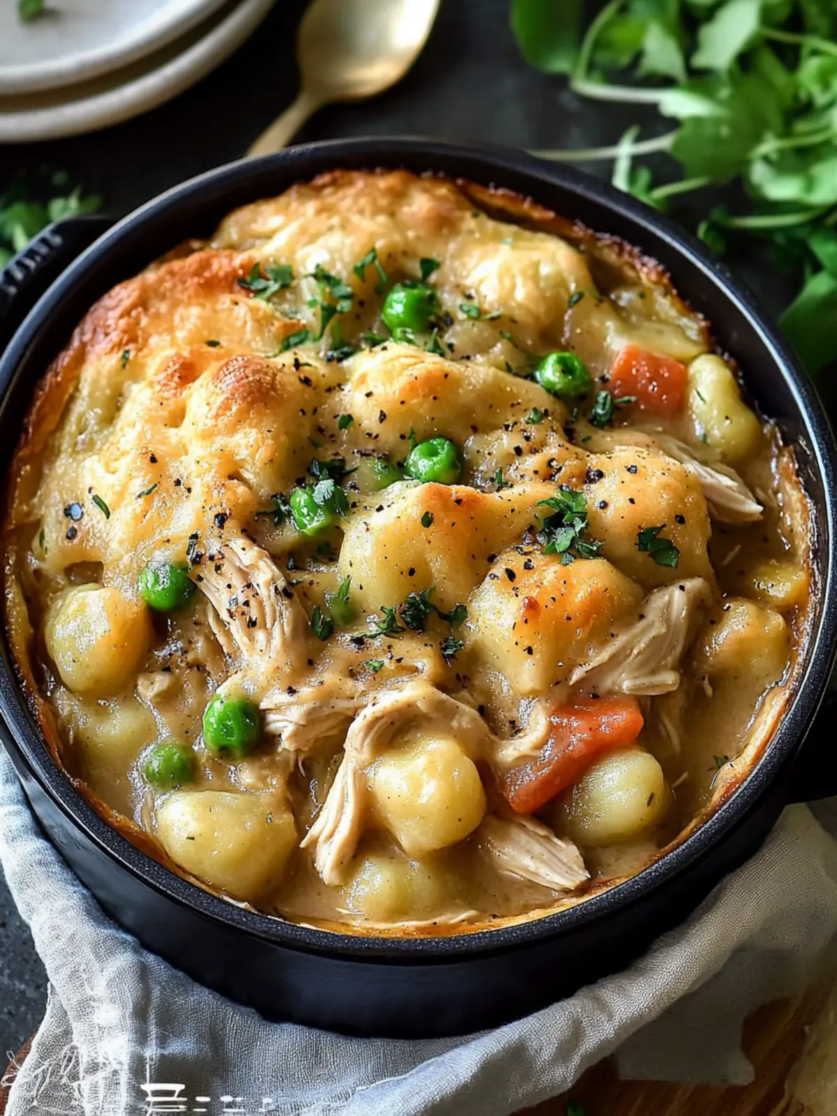 One Pot Gnocchi Chicken Pot Pie: Comfort Food Made Easy 4 One Pot Gnocchi Chicken Pot Pie