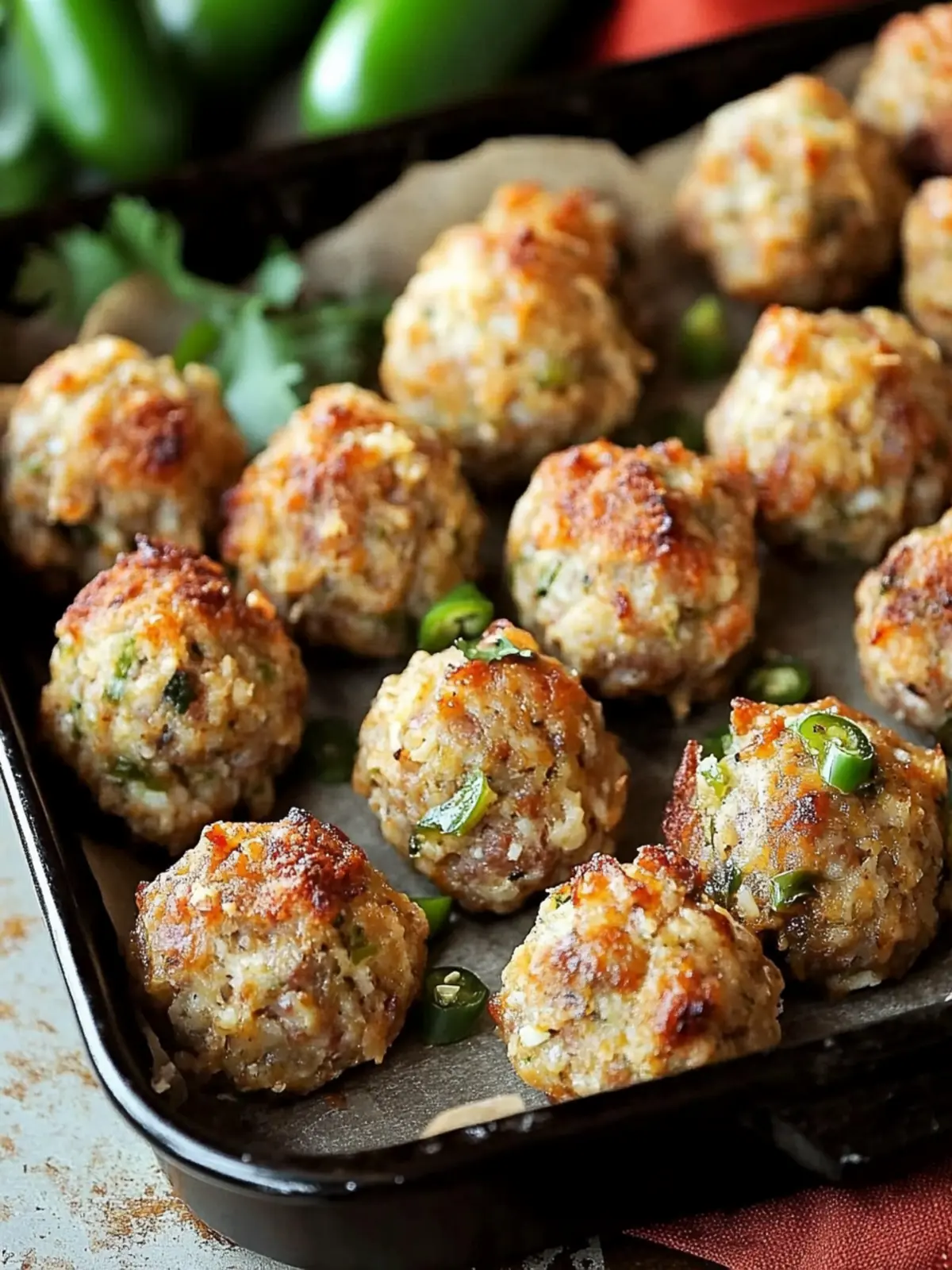 Zesty Jalapeno Pepper Jack Sausage Balls You'll Crave Forever 4 Jalapeno Pepper Jack Sausage Balls