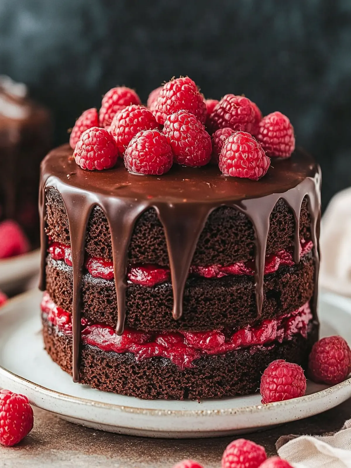 Decadent Chocolate Raspberry Cake to Delight Your Taste Buds 5 Chocolate Raspberry Cake
