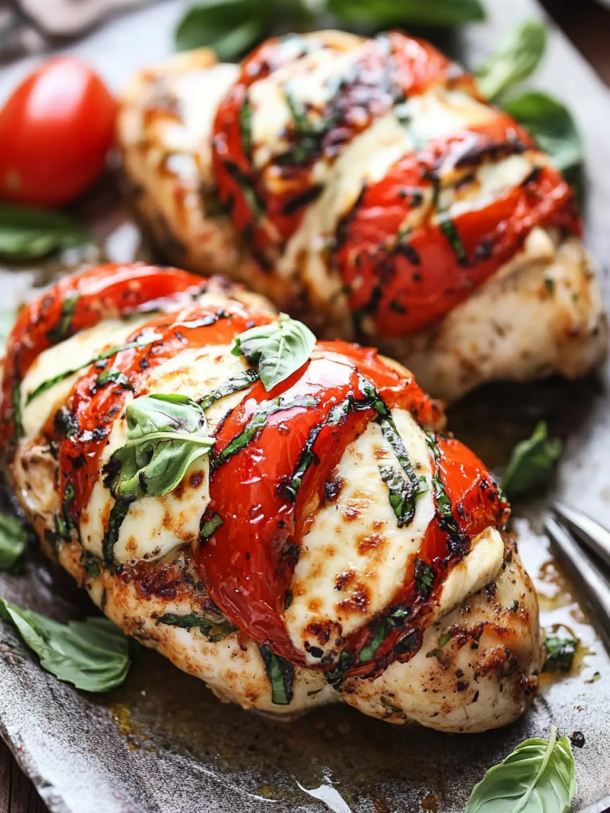 Delicious Caprese Stuffed Chicken for a Flavorful Dinner 3 Caprese Stuffed Chicken