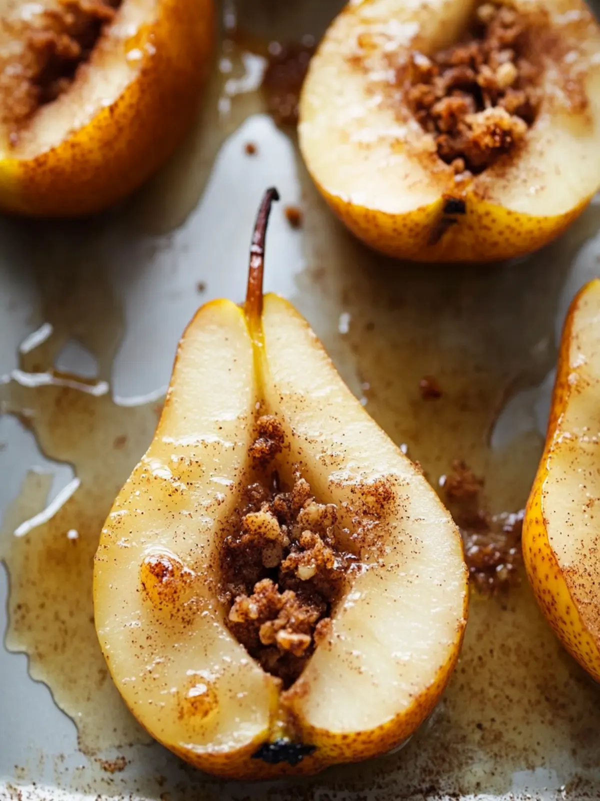 Delicious Baked Pears with Cinnamon and Honey Delight 2 Baked Pears with Cinnamon and Honey