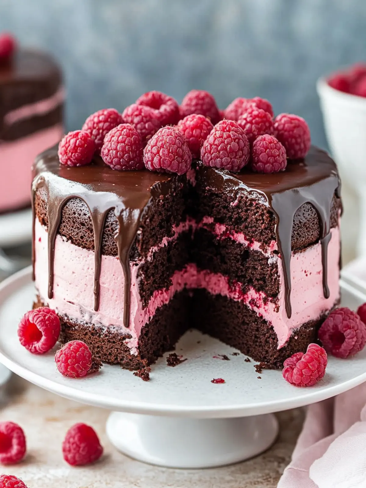 Decadent Chocolate Raspberry Cake to Delight Your Taste Buds 2 Chocolate Raspberry Cake