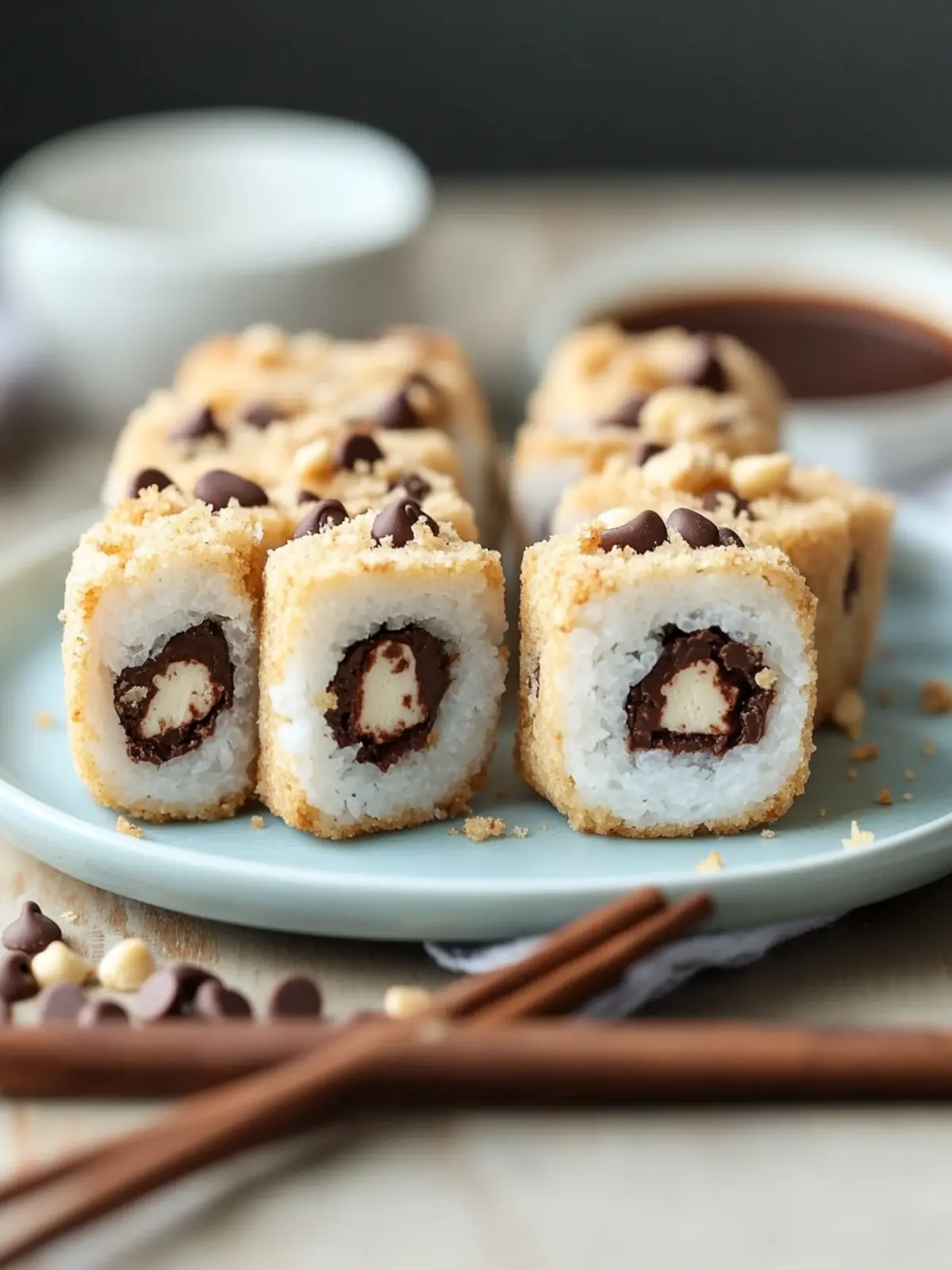 Deliciously Fun Chocolate Chip Cookie Sushi You’ll Love 2 Chocolate Chip Cookie Sushi