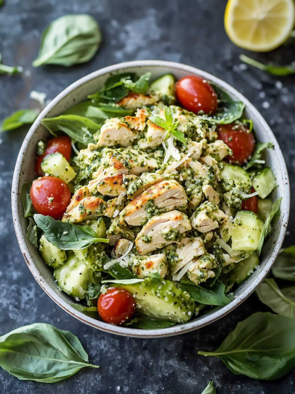 Delicious Pesto Chicken Salad for a Fresh, Flavorful Meal 2 Pesto Chicken Salad