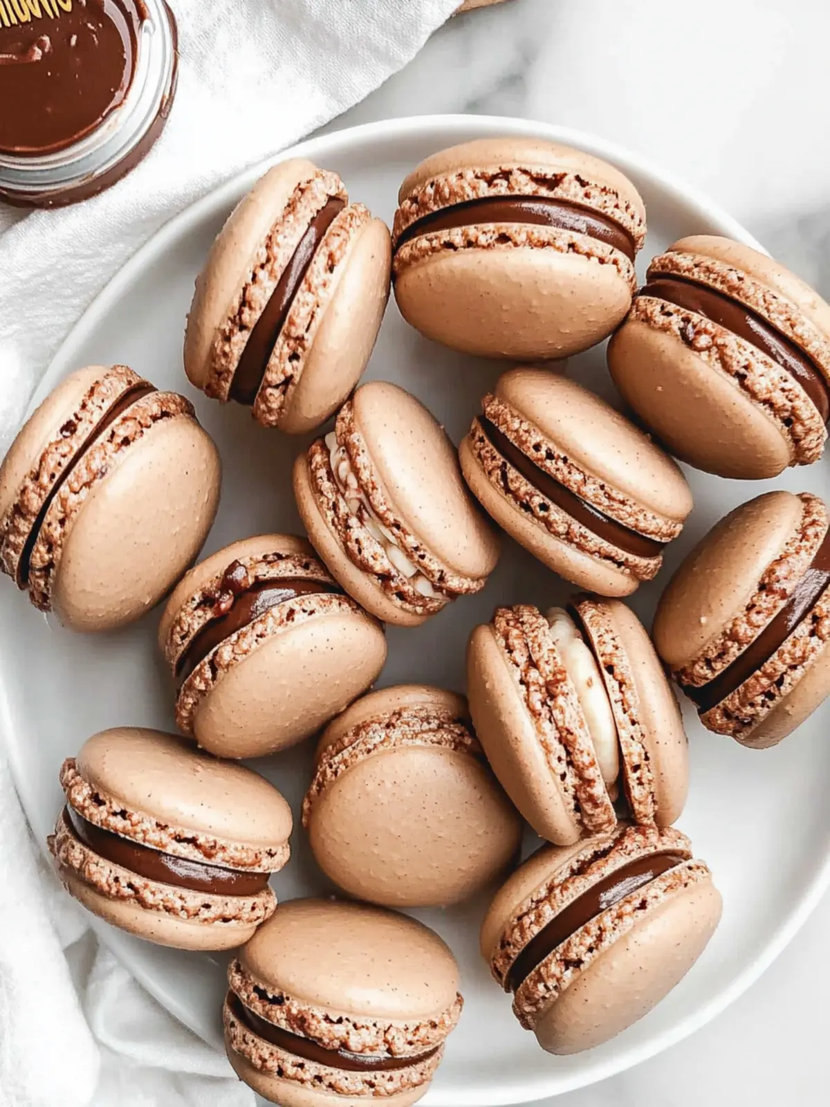 Irresistible Nutella Macarons You Can Make at Home 2 Nutella Macarons