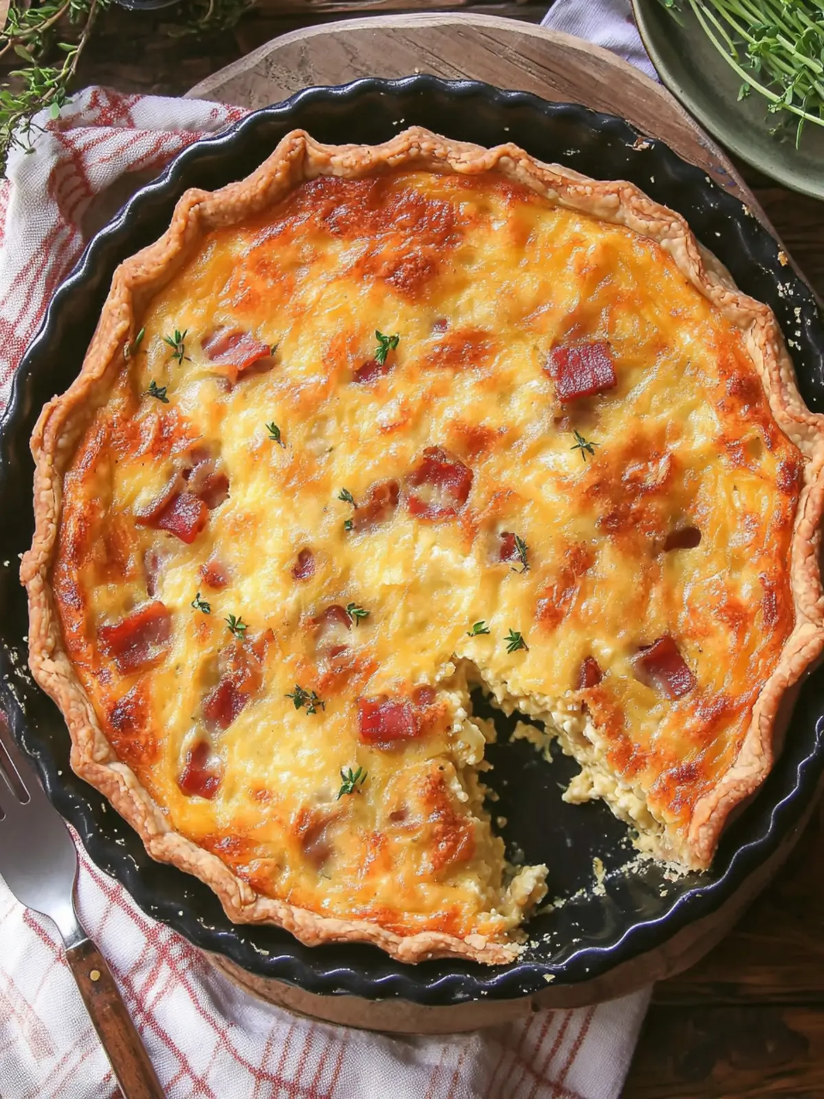 Savory Bacon and Cheese Spaghetti Squash Quiche Delight 4 Bacon and Cheese Spaghetti Squash Quiche