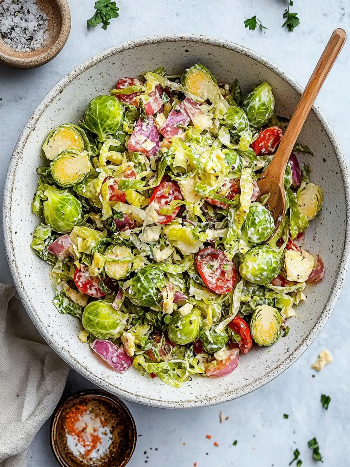 Zesty Italian Chopped Brussels Sprouts Salad for a Fresh Twist 5 Italian Chopped Brussels Sprouts Salad