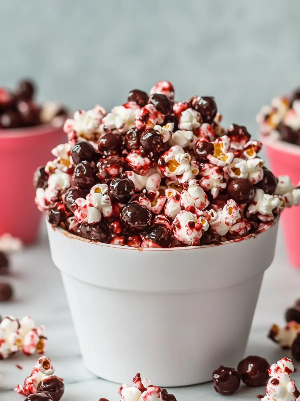 Irresistible Chocolate Cherry Popcorn for Sweet Snack Lovers 3 Chocolate Cherry Popcorn