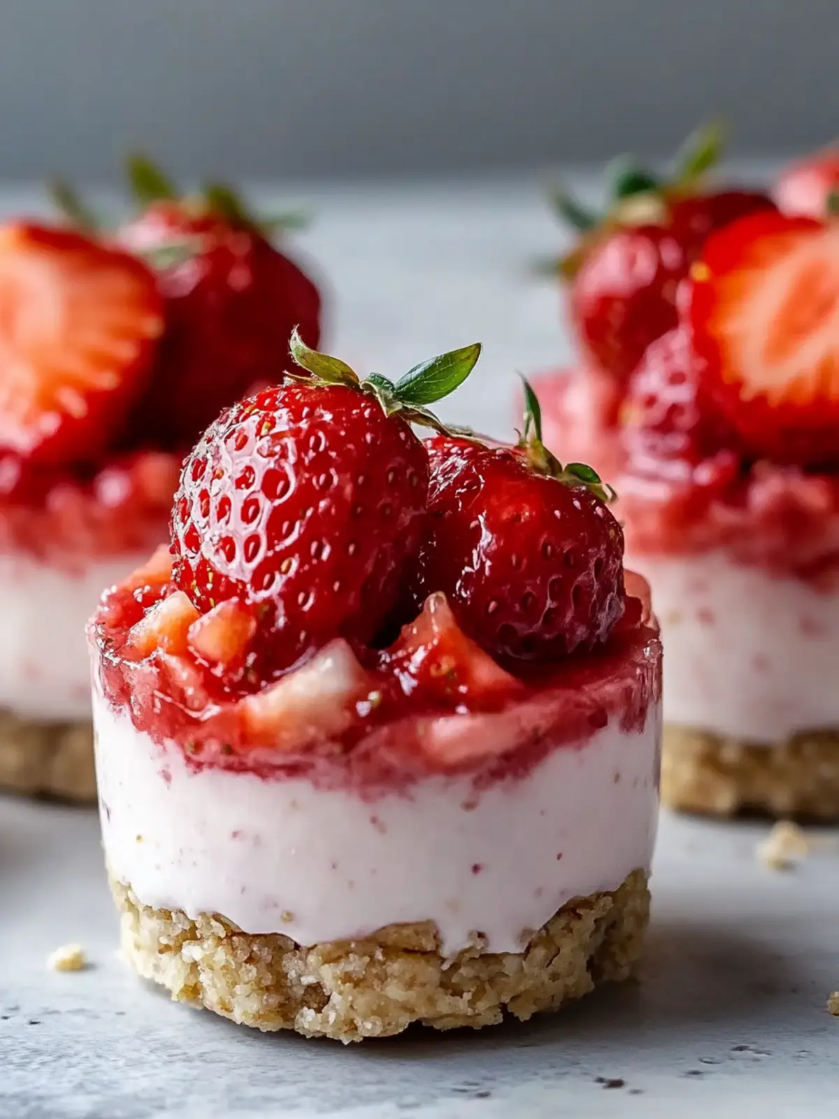 Delicious Strawberry Cheesecake Protein Cups You’ll Love 3 Strawberry Cheesecake Protein Cups