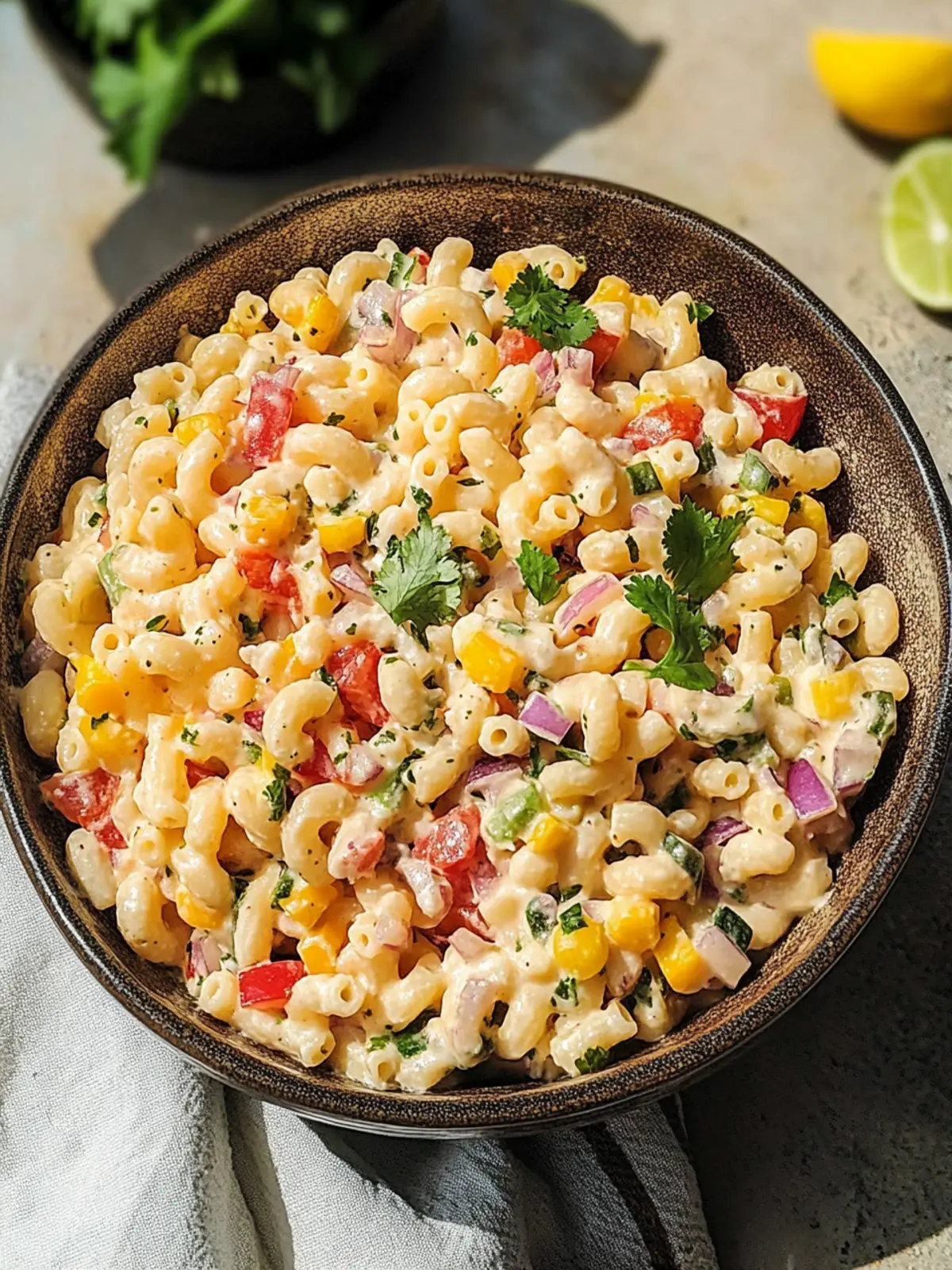 Zesty Mexican Macaroni Salad Perfect for Your Next BBQ 5 Mexican Macaroni Salad