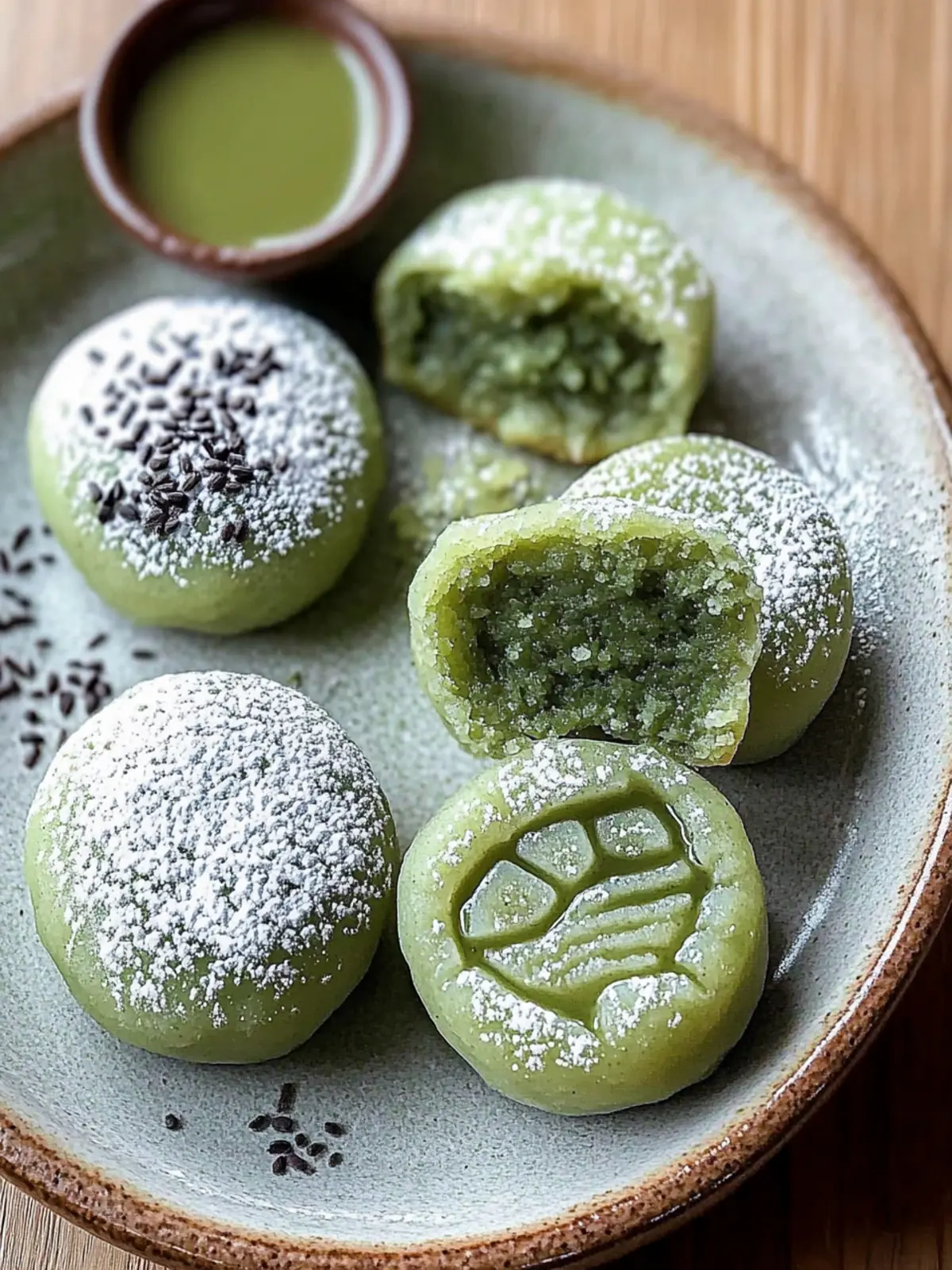Irresistible Chewy Matcha Mochi Bites You'll Adore 2 Chewy Matcha Mochi Bites