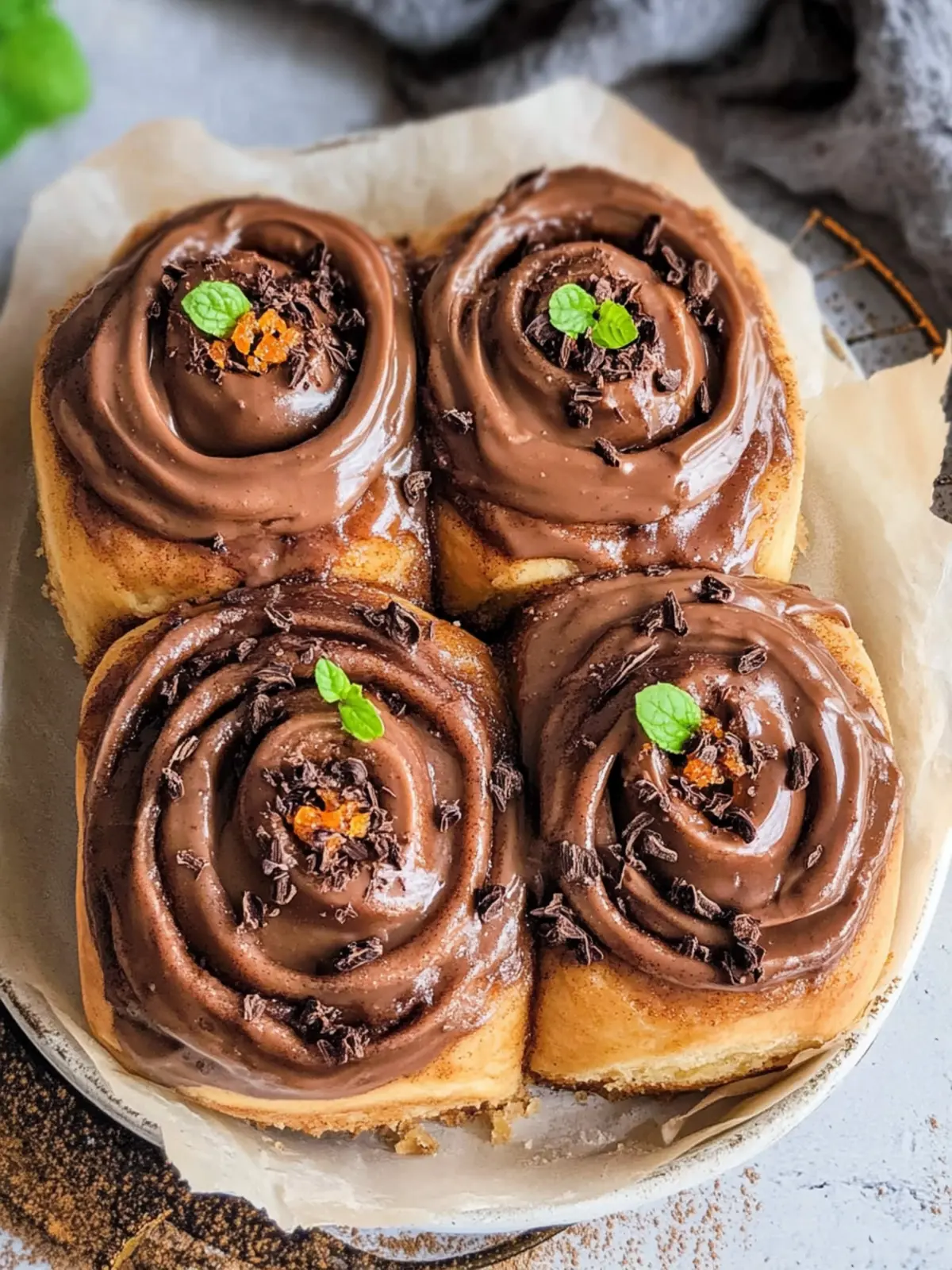 Decadent Chocolate Orange Cinnamon Rolls You'll Adore 3 Chocolate Orange Cinnamon Rolls