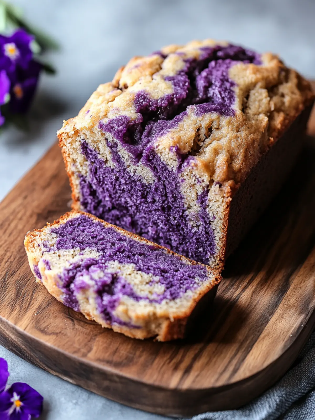 Vegan Marbled Ube Banana Bread That Will Wow Your Tastebuds 5 Marbled Ube Banana Bread