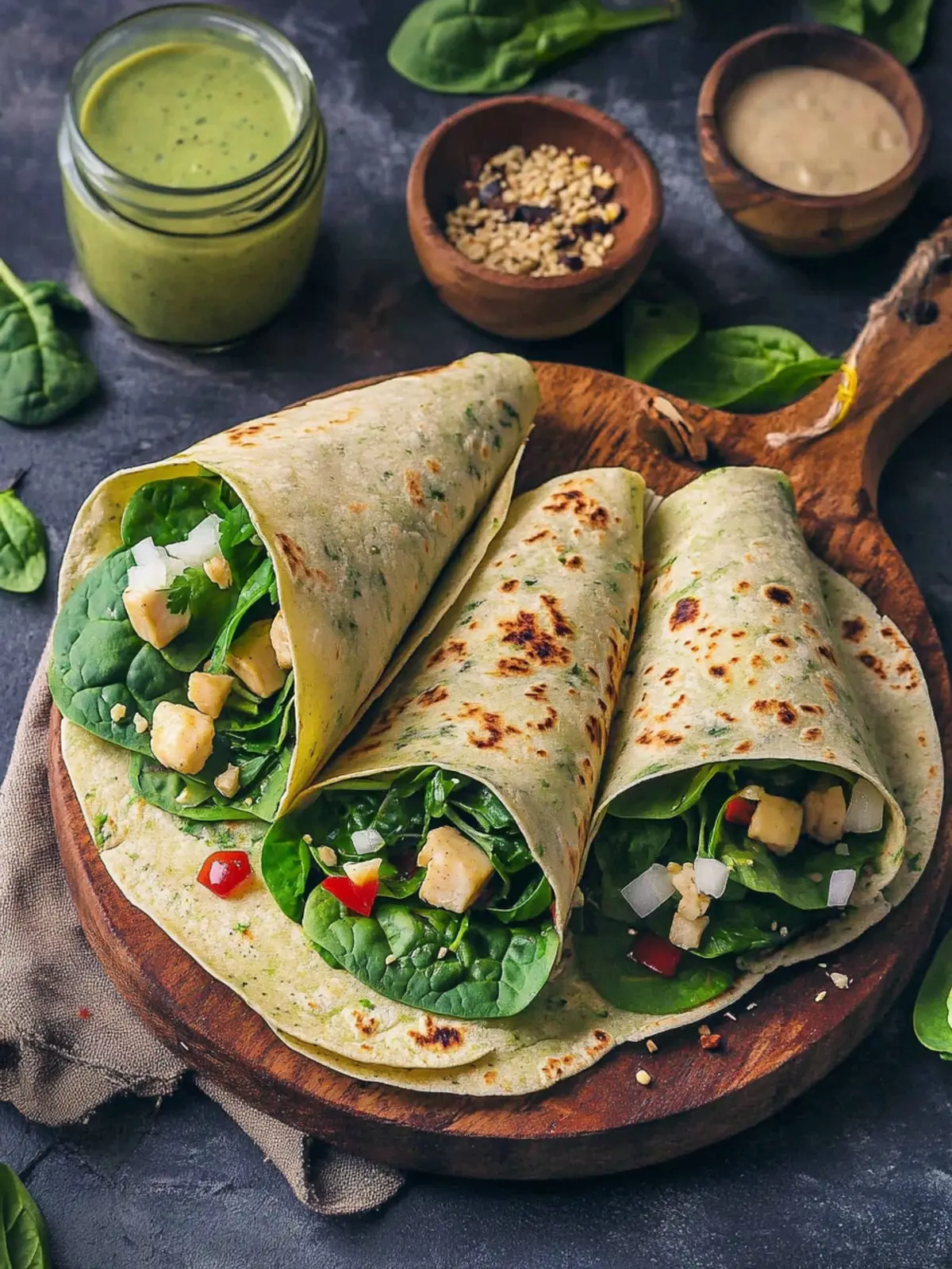 Homemade Spinach Tortillas: Healthy, Flavorful & Fun to Make 4 Spinach Tortillas