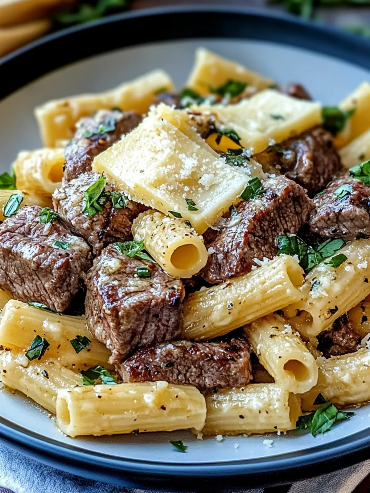Savor Garlic Butter Steak Tips with Cheesy Rigatoni Tonight 5 Garlic Butter Steak Tips with Cheesy Rigatoni