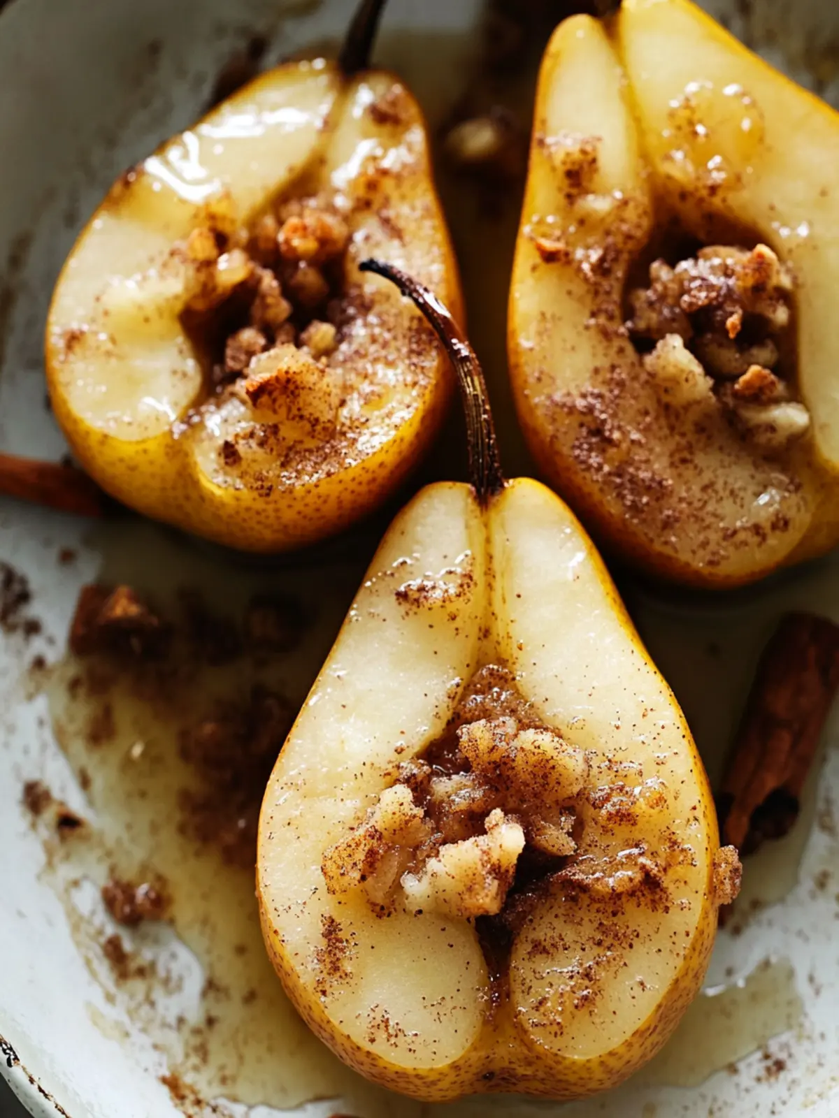Delicious Baked Pears with Cinnamon and Honey Delight 3 Baked Pears with Cinnamon and Honey