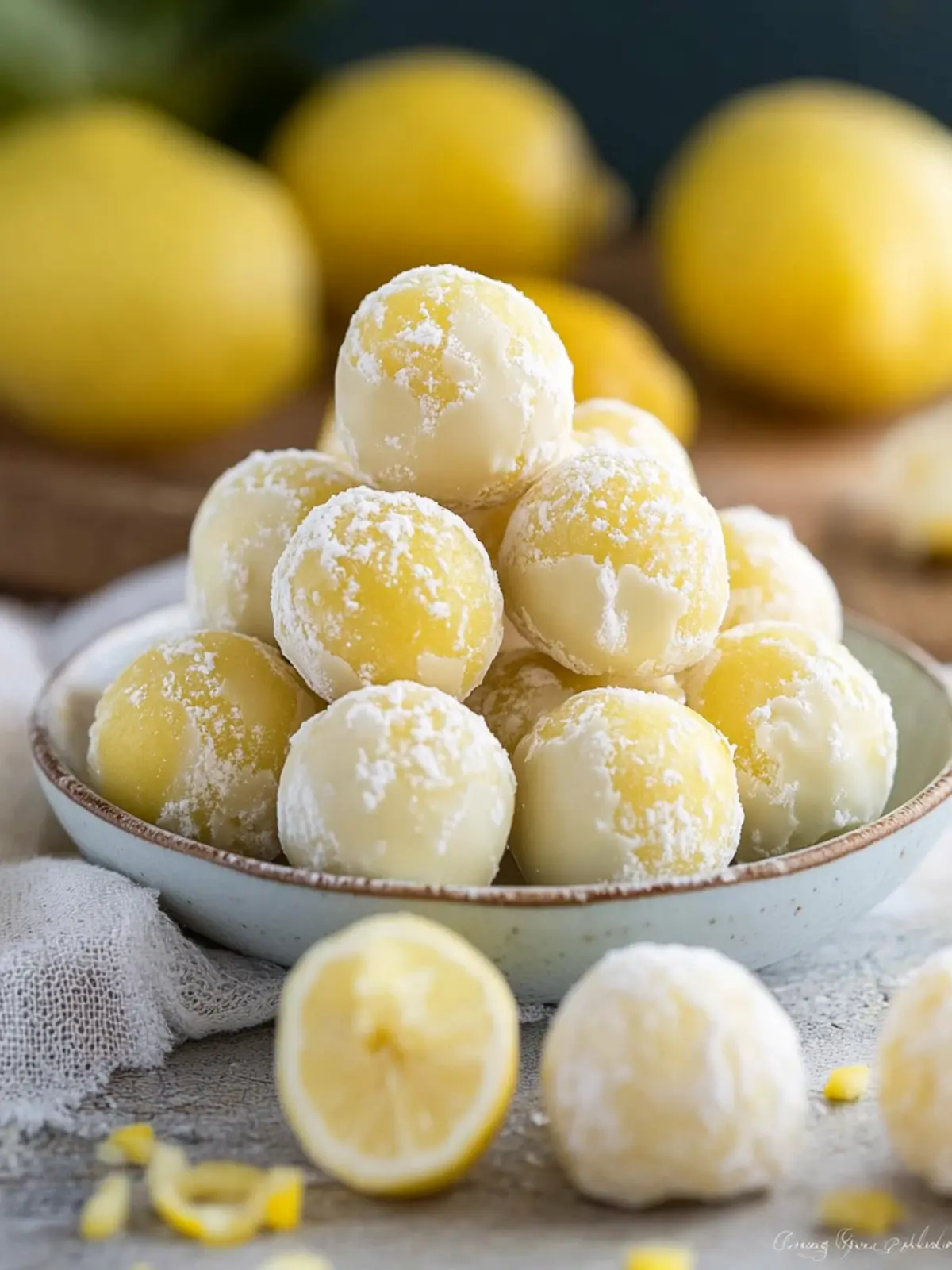 Decadent Lemon White Chocolate Truffles for a Sweet Escape 5 Lemon White Chocolate Truffles