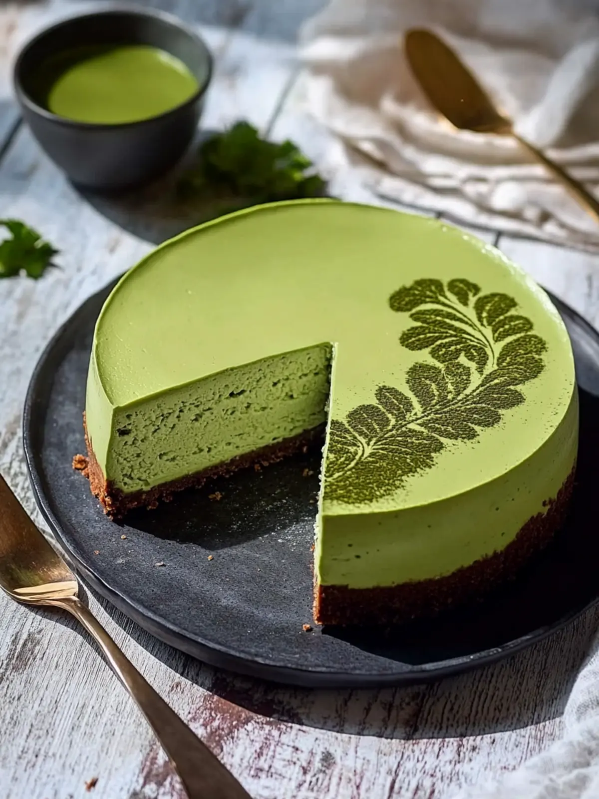 Delicious Tofu Matcha Cheesecake That’s No-Bake and Guilt-Free 5 Tofu Matcha Cheesecake