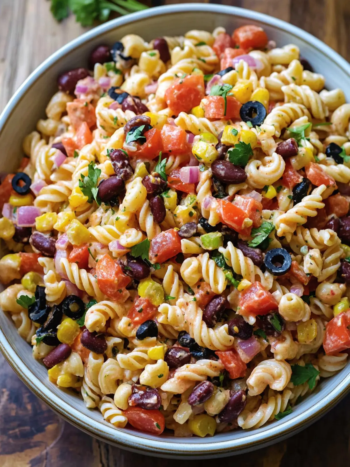 Delicious Cowboy Caviar Pasta Salad for Fun Gatherings 5 Cowboy Caviar Pasta Salad