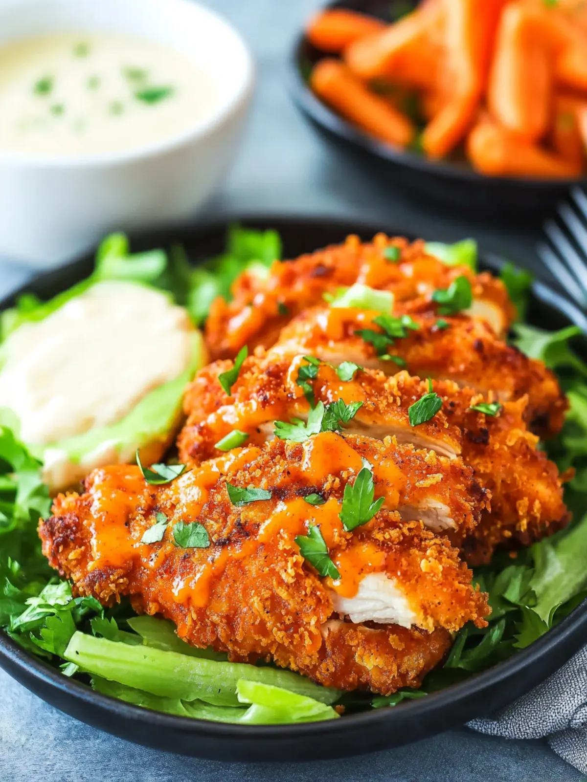 Deliciously Crispy Buffalo Chicken: A Game-Changer Recipe 4 Crispy Buffalo Chicken