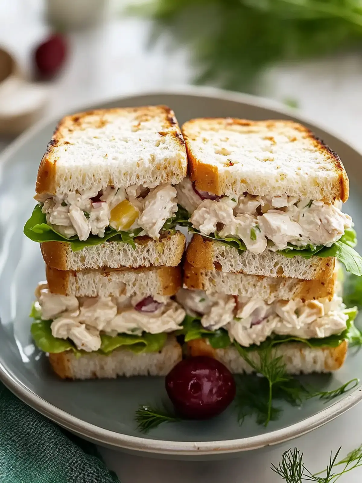 Delicious Chicken Salad Tea Sandwiches for Effortless Entertaining 4 Chicken Salad Tea Sandwiches