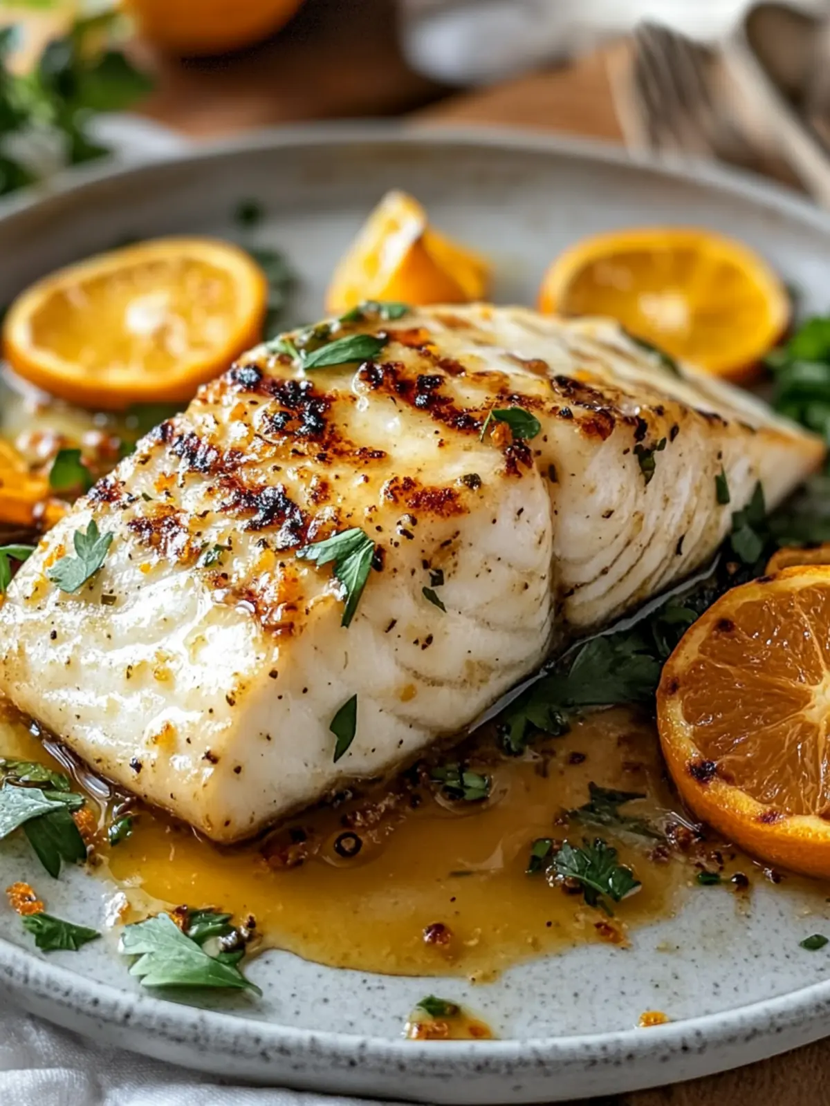 Zesty Orange Dijon Grilled Halibut for Perfect Summer Nights 4 Orange Dijon Grilled Halibut